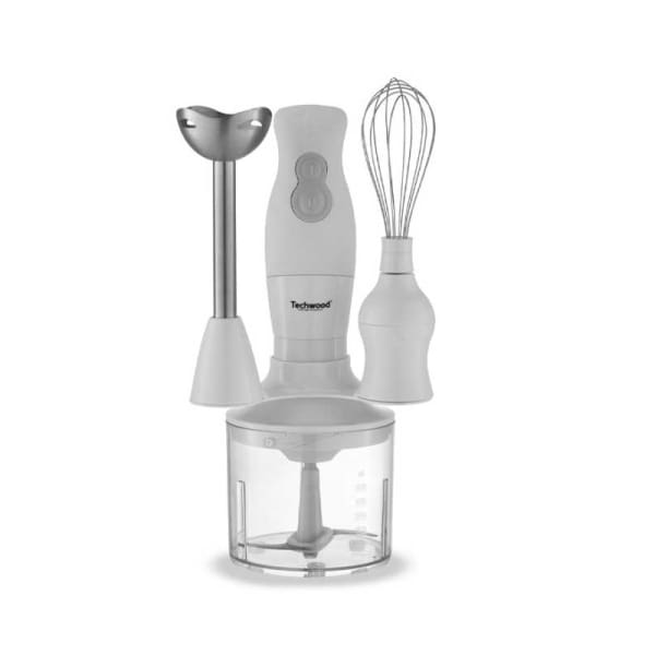 Mixeur plongeant TECHWOOD 3en1-600W - Blanc (TMS-9600) Mixeur plongeant TECHWOOD 3en1-600W - Blanc (TMS-9600)